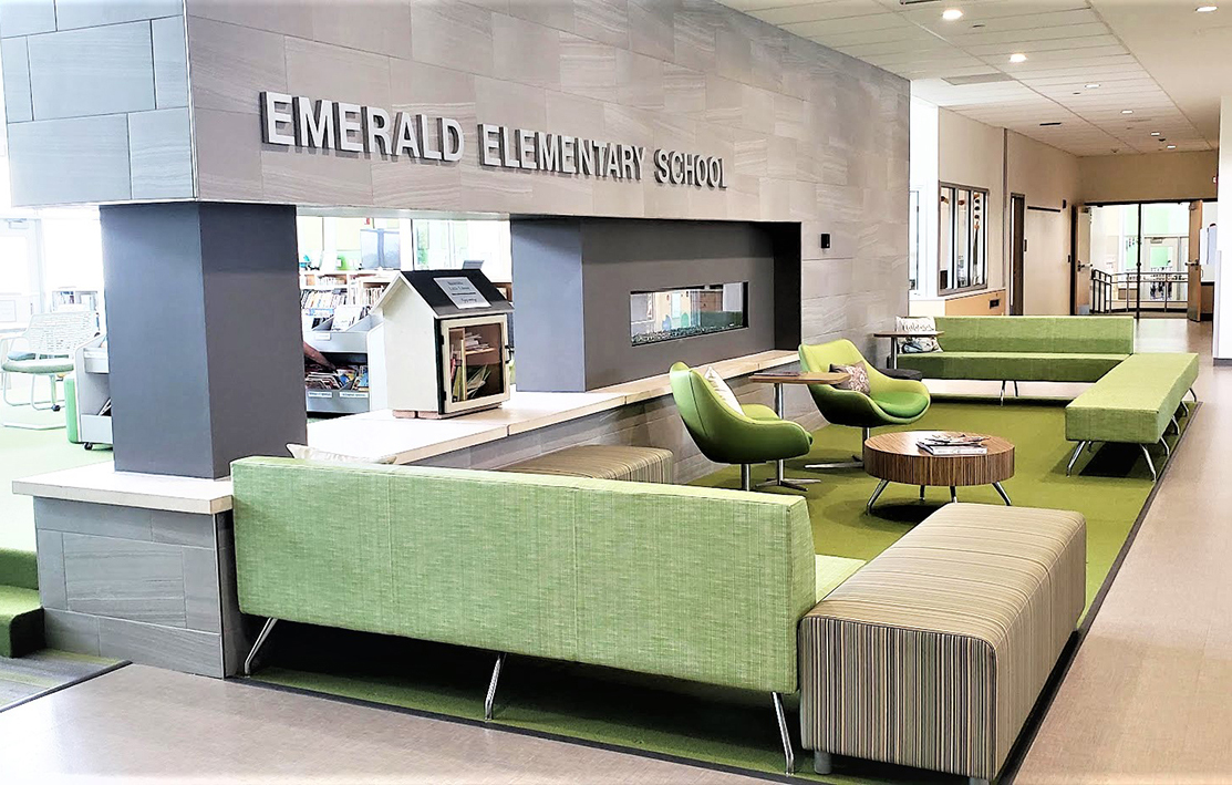 Emerald School Welcoming Entry by Education Design International by Fielding Nair International